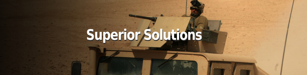 Superior Industrial Coating work on military vehicle